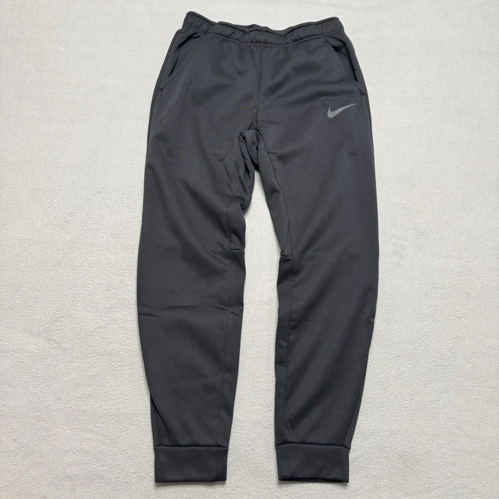 Nike Therma Fit Joggers Mens Medium Black‎ Athletic Training Sweatpants